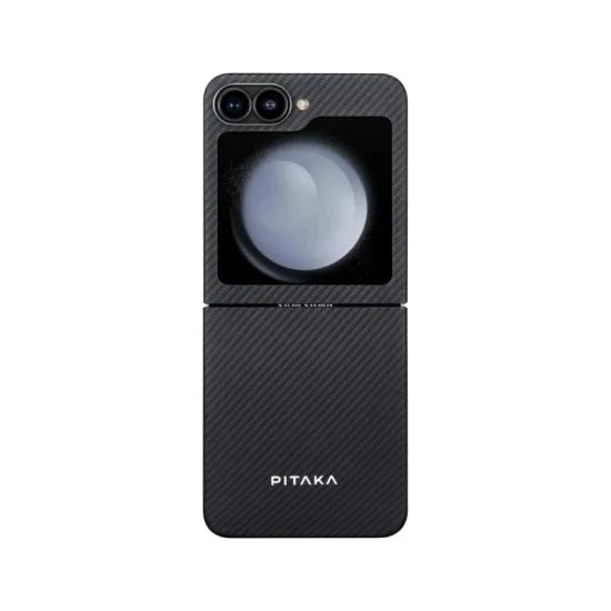 Cover Samsung Z Flip 6 Slim Case Pitaka - Black